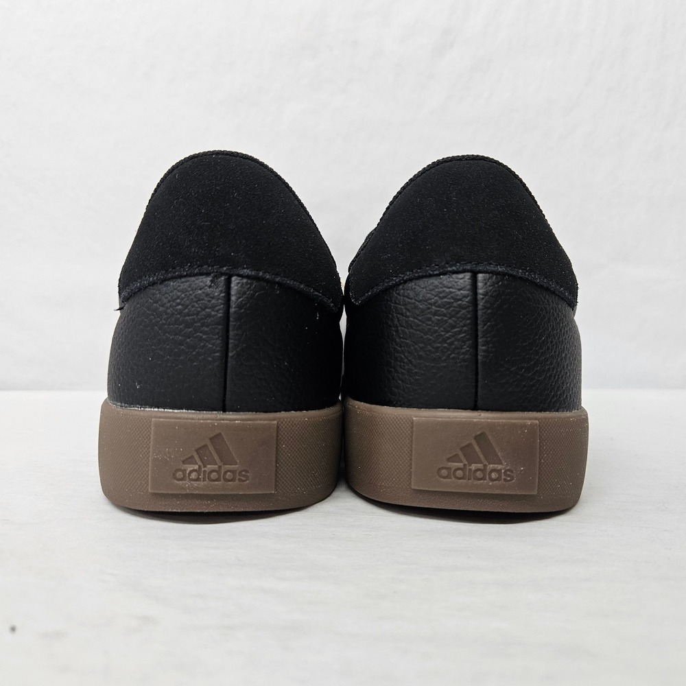 Adidas VL Court 3.0 Skateboarding Shoes ID6286 Black White Gum Men's Size 8.5 - Picture 7 of 11
